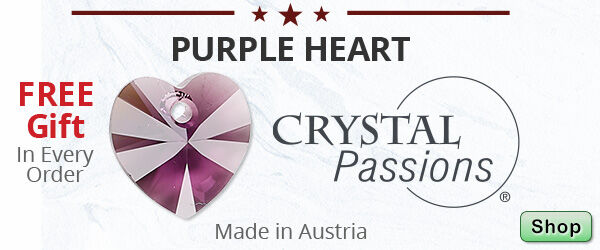 Purple Heart Crystal Passions Gift with Purchase